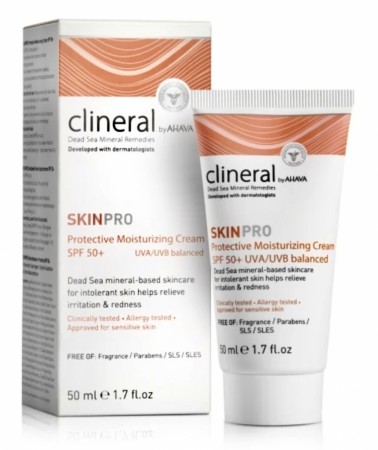 AHAVA Clineral Skinpro Protective Moisturizing Cream SPF50