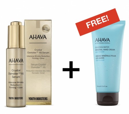 AHAVA Crystal Osmoter Facial Serum + Gratis AHAVA Hand Cream