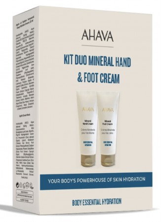 AHAVA Duo Mineral Hand Cream and Foot Cream