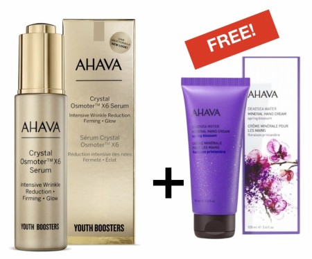 AHAVA Crystal Osmoter Facial Serum + Gratis AHAVA Hand Cream