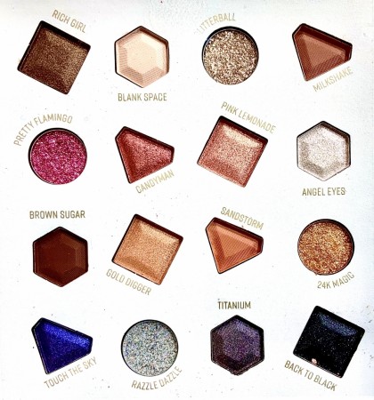GLAMROCK eyeshadow palette by TECHNIC