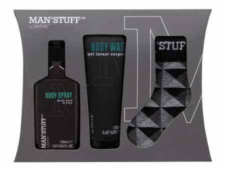 Man Stuff Body Spray, Body Wash and Socks Giftset