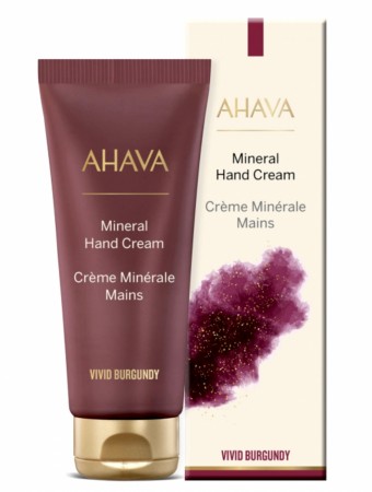 AHAVA Vivid Burgundy Mineral Hand Cream 