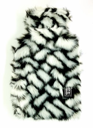 VARMEFLASKE Black and White Spotted Fur