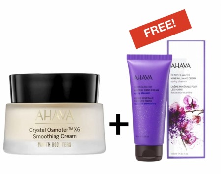 AHAVA Crystal Osmoter X6 Cream + Gratis AHAVA Hand Cream