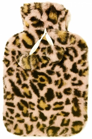 Varmeflaske Rosa Leopard Pels 