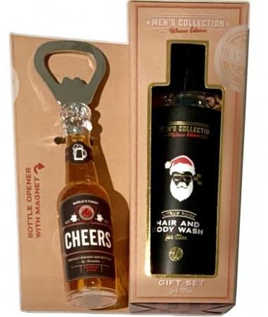 Men´s Collection Gift Set Hair & Body Wash and Bottle Opener