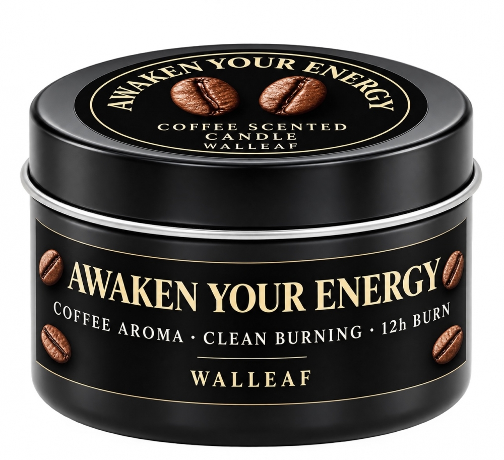 Nydelig duftlys i liten tinnboks til alle årstider med aromatisk kaffe som gir en koselig, energigivende og fin stemning. God kvalitet og langvarig holdbar duft med 100% soyavoks som ikke oser. Dia 6cm*4cm Brenntid ca.12 timer. 85gr.